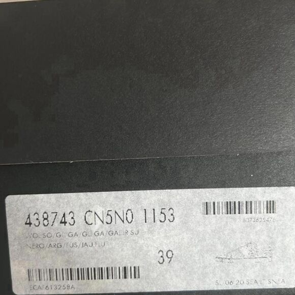 Saint Laurent Court Classic SL06 “Sea Sex & Sun” Glitter Sneakers in Black - Picture 8 of 8